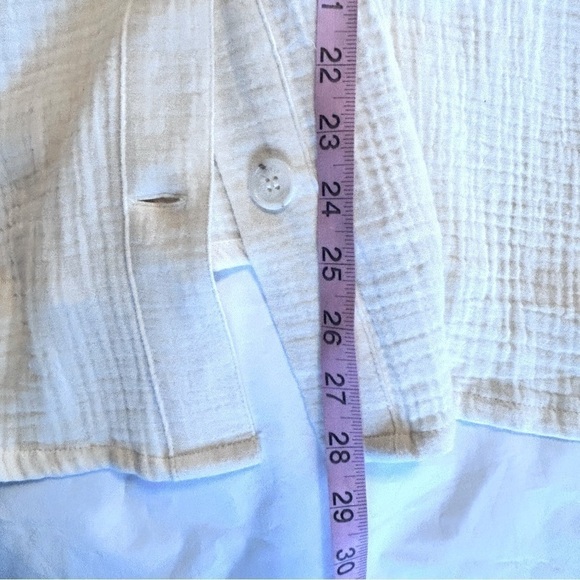 SANCTUARY Kiera Cotton Gauze Jacket Muslin Size 3X NWT - Picture 15 of 15